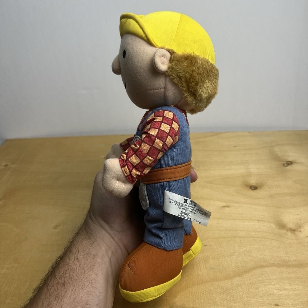 Bob the Builder‎ Playskool Hasbro Plush Doll Stuffed Figure Huggable 2001 - Picture 3 of 9